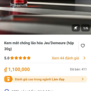 kem mat chong lao hoa Jeu'Demeure(hop 30 gr)