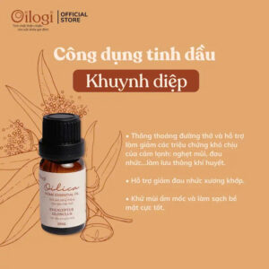 tinh dau khuynh diep oilogi-giu am,thong thoang duong tho(chai 10ml)