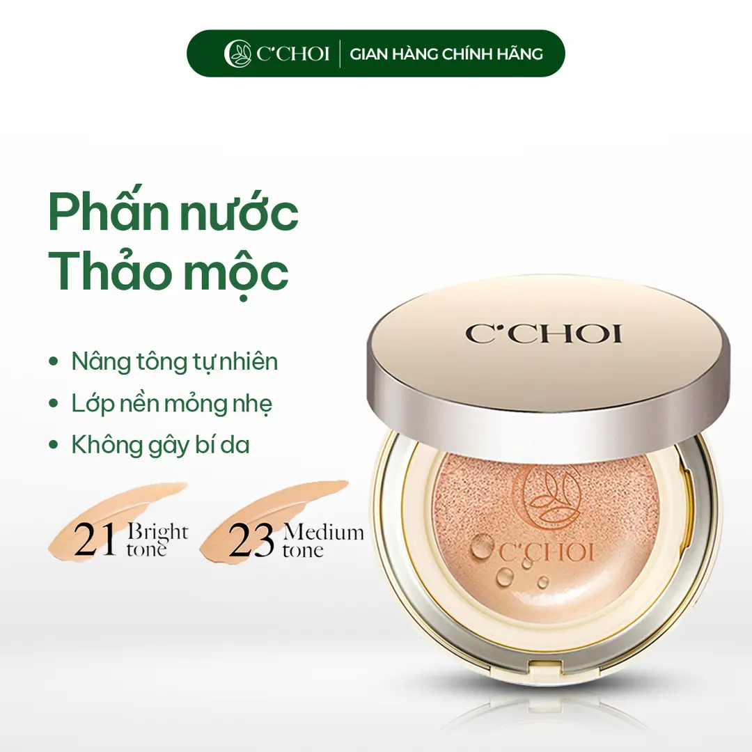 phan nuoc ma hong C'CHOI-Slim cushion Blush