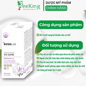 Thực phẩm bảo vệ sức khoẻ BIFIDOLAB WOMAN PROJECT  (hộp 20 gói)