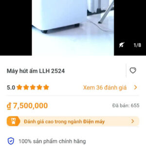 Máy hút ẩm LLH 2524