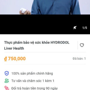 Thực phẩm bảo vệ sức khoẻ HYDRODOL liver Health
