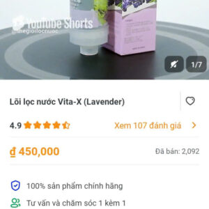 Lõi lọc nước Vita-X   (lan ven der )