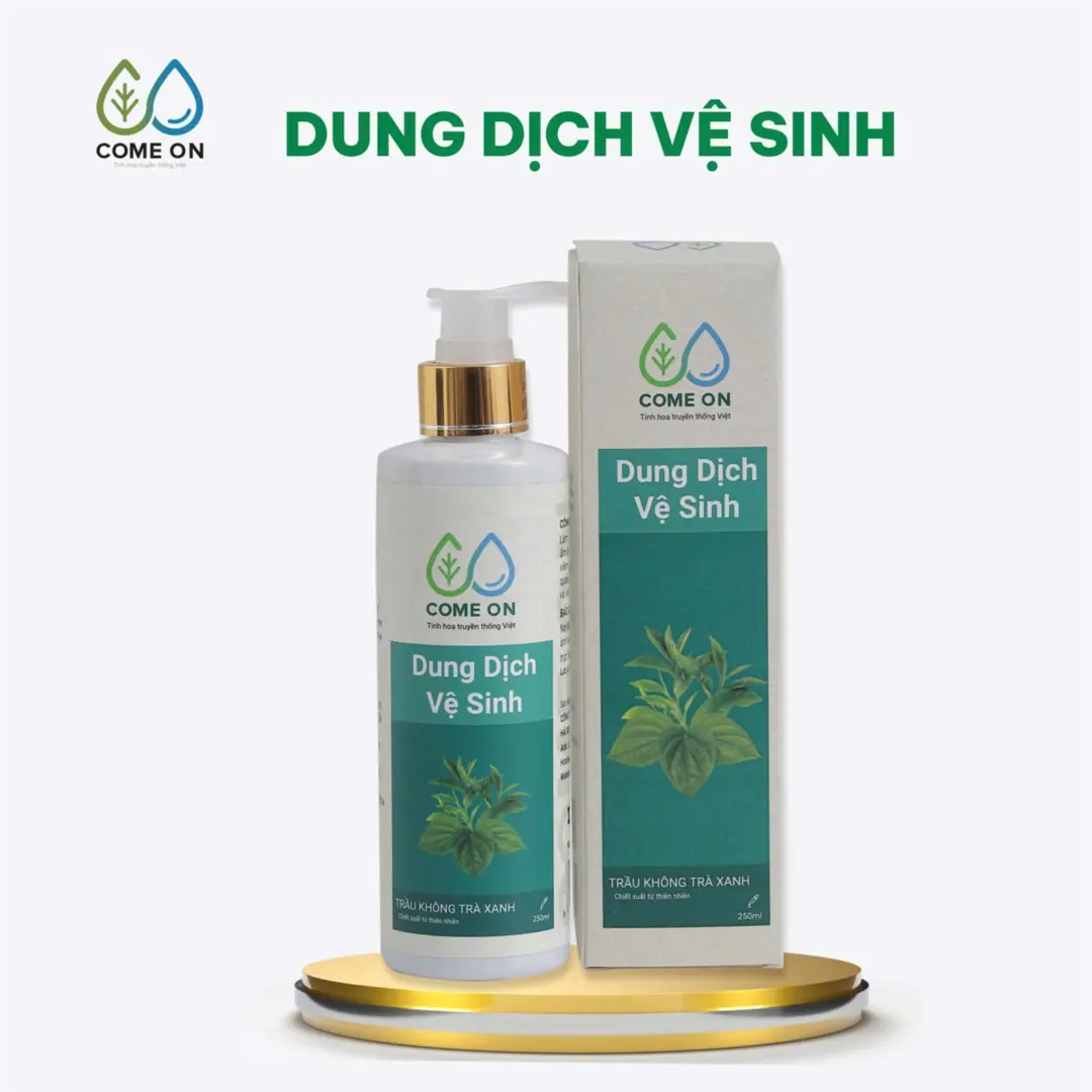 dung dich ve sinh COME ON su dung cho me bau,nam,nu, va tuoi day thi 250ml