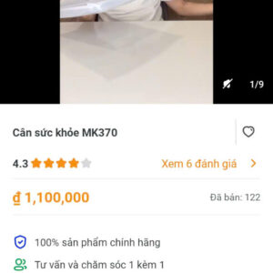 Cân sức khoẻ MK370