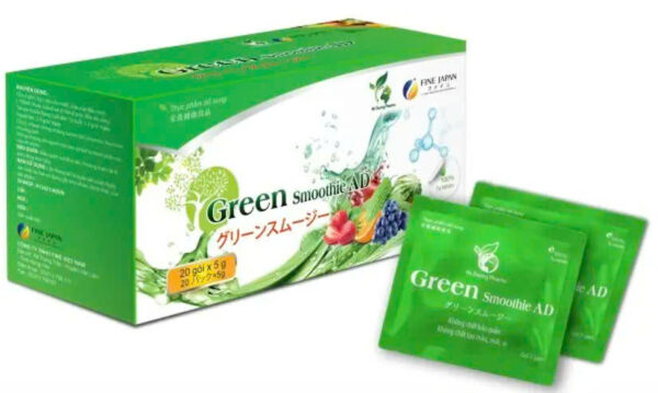 Bột tổng hợp 219 loại rau củ Green Smoothie AD (20 gói  x5g )
