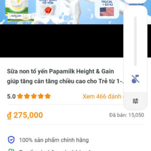 sua non to yen Papamilk Height&Gain giup tang can tang chieu cao cho tre tu1-...
