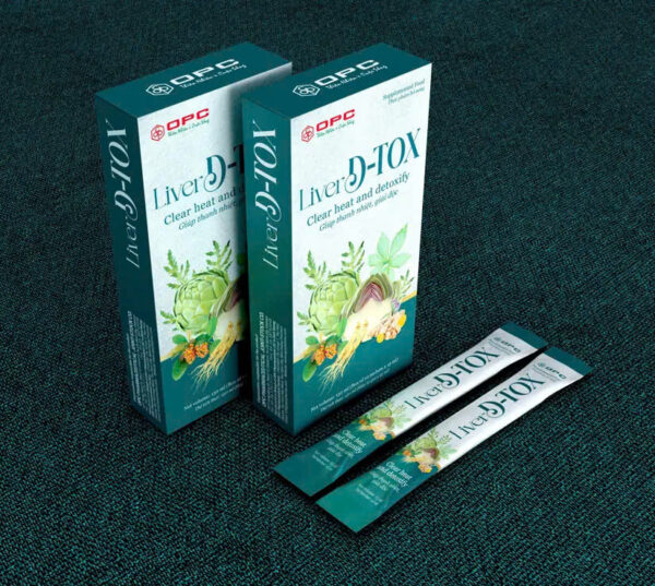 Liver D tox-Giúp thanh nhiệt ,giải độc cơ thể(Hộp 10 gói x15 ml)