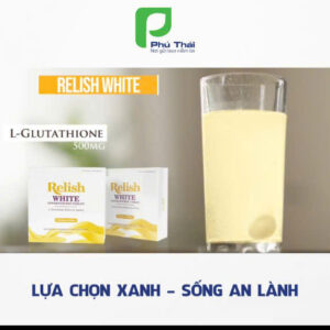 Viên sủi trắng da,thải độc Relish White(hộp 28 viên)
