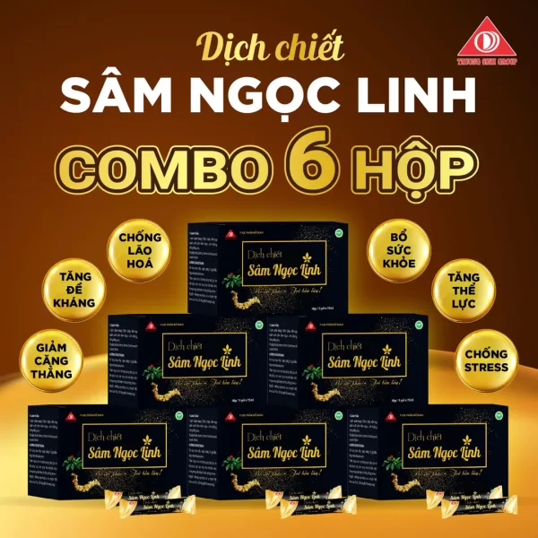Com bo 6 dịch chiết suất Sâm ngọc linh