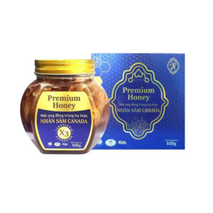 Mật ong đông trùng hạ thảo nhân sâm canada 500 gr
