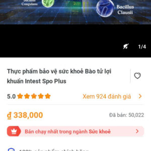thuc pham bao ve suc khoe bao tu loi khuan intest Spo Plus