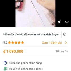 Máy sấy tóc tốc độ cao Innocare Hair Dryer
