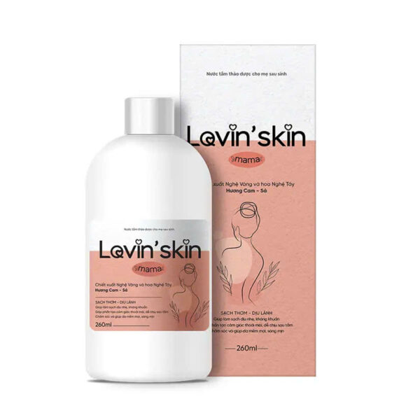 nuoc tam thao duoc cho me sau sinh lovin'skin Mama 260ml