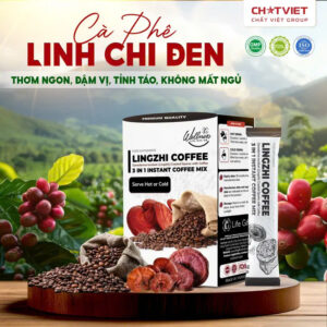 cà phê bào tử linh chi phá vách -giúp tỉnh táo,hỗ trợ bảo vệ gan (20 gói x15 g)