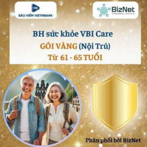 BH sức khoẻ VBI Care VÀNG 61-65 tuổi (nội trú )
