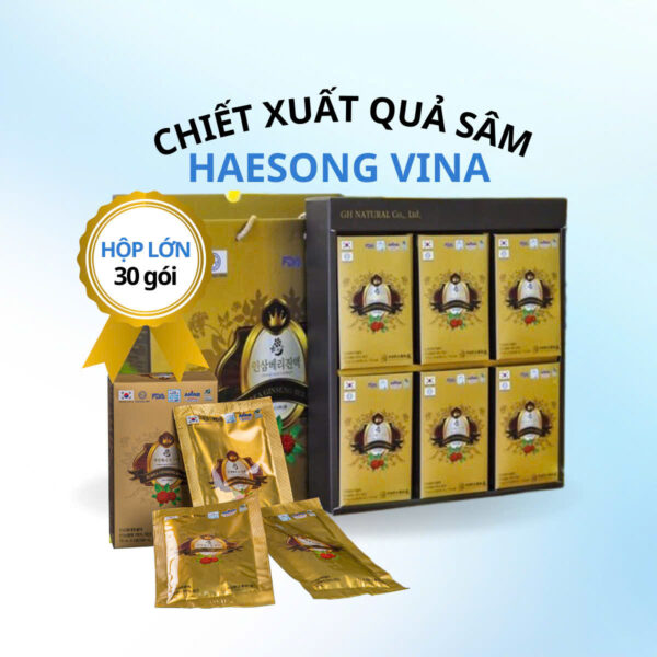 Chiết xuất Quả sâm Ginseng Berry N Extract  (70 ml  x   30 gói  )