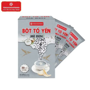 Bột tổ yến mè đen ( 20g  x  10 gói  )