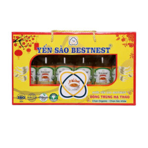 Hộp 6 chai nước yến sào BESTNEST nước yến sào BESTNEST đông trùng hạ thảo 18 ...