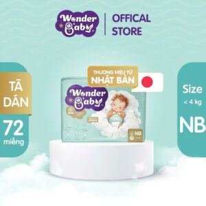 Tã dán WONDER BABY-size NB (72 miếng)