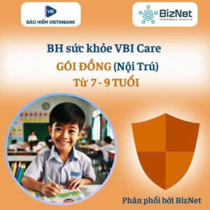 BH sức khoẻ VBI Care ĐỒNG 7-9 tuổi  (Nội trú)