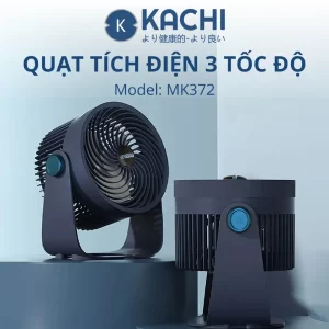 Quạt tích điện không dây pin 4000mAH   Kachi MK372