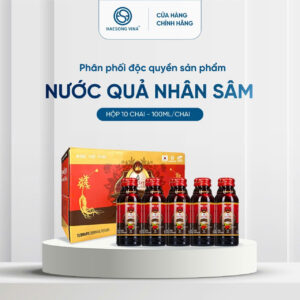 Nước uống quả nhân sâm Ginseng Berry S drink (hộp 10 chai )
