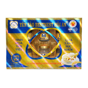 Lốc 6 hũ tổ yến chưng  sẵn BESTNEST HỘI AN 18% nhân sâm   (kèm túi)