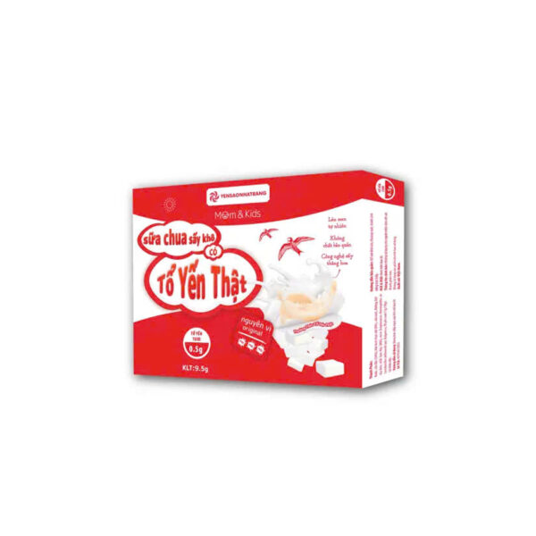 Sữa chua sấy khô có tổ yến thật (12 viên )