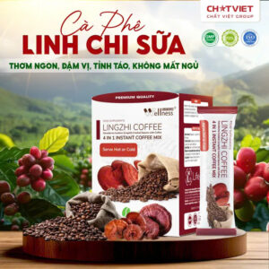 Cà phê bào tử linh chi phá vách-giúp tỉnh táo,hỗ trợ bảo vệ gan,vị sữa  (20 gói  x18 g)