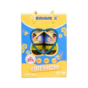 Hộp 4 hũ yến sào BESTNEST HỘI AN 21% PREMOM