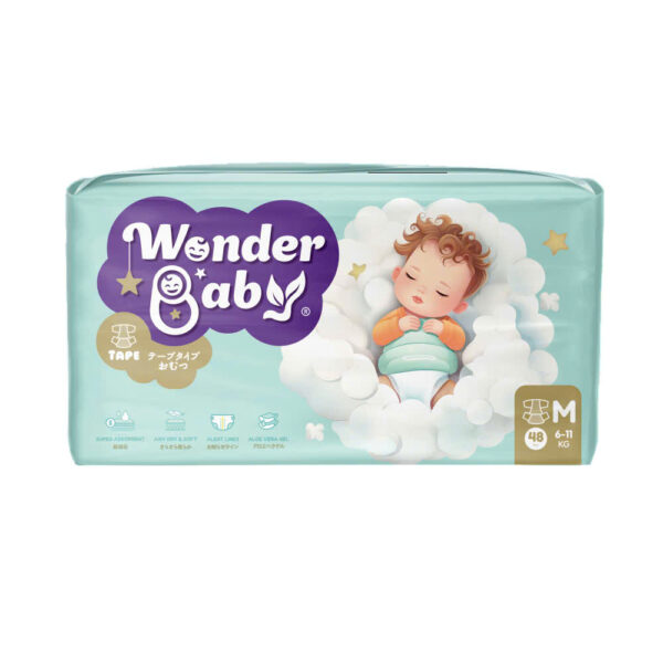 Tã dán Wonder baby-SizeM(48 miếng)