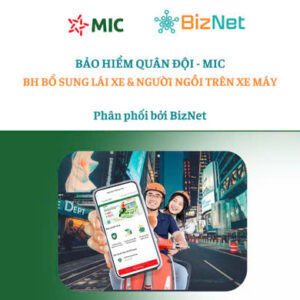 BH Bổ sung lái xe và người ngồi trên xe máy MIC