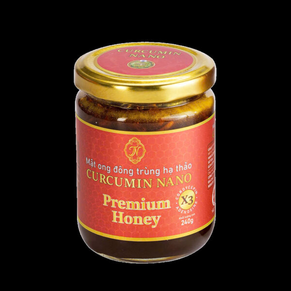 Mật ong đông trùng hạ thảo curcumin nano (hũ 240 g)