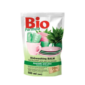 Nước rửa bát Bio Formula-Bơ và lô hội (túi 500ml)