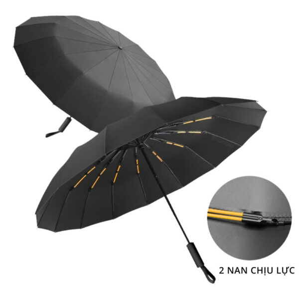 Dù tự động gấp gọn Kachi MK376  ( 24 nan rộng 110cm,  chống UV)