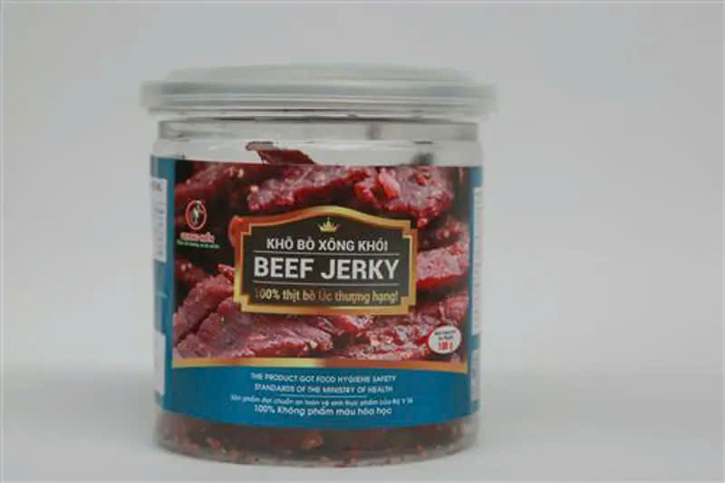 Khô bò xông khói -Beef Jerky