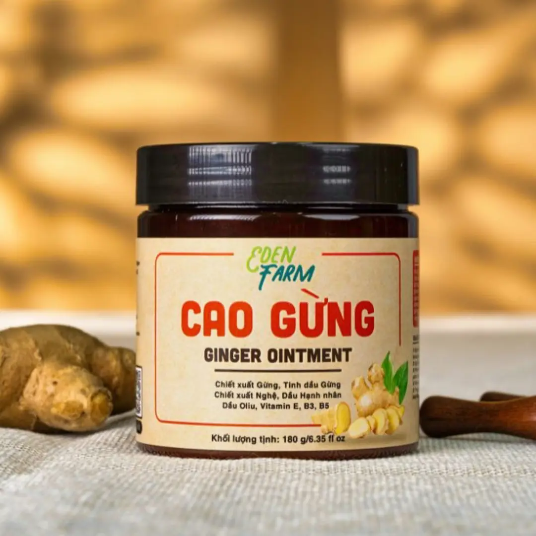 Cao gừng E den 180g hỗ trợ nhức mỏi xương khớp,Giữ ấm cơ thể ,giảm mỡ bụng