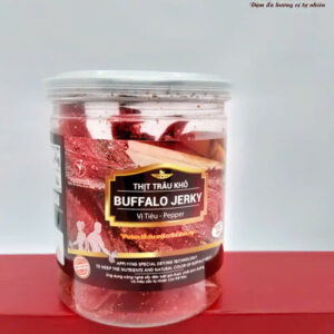 Thịt trâu khô Buffalo Jerky vị tiêu