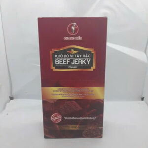 Khô bò vị tây bắc -Beef Jerky   (hộp 100gr )
