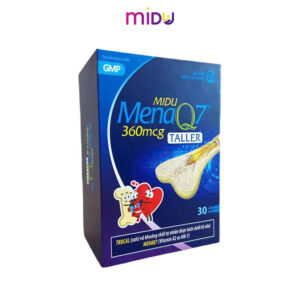 Thực phẩm bảo vệ sức khoẻ :Midu MenaQ7 360mcg Taller(hộp 30 viên)