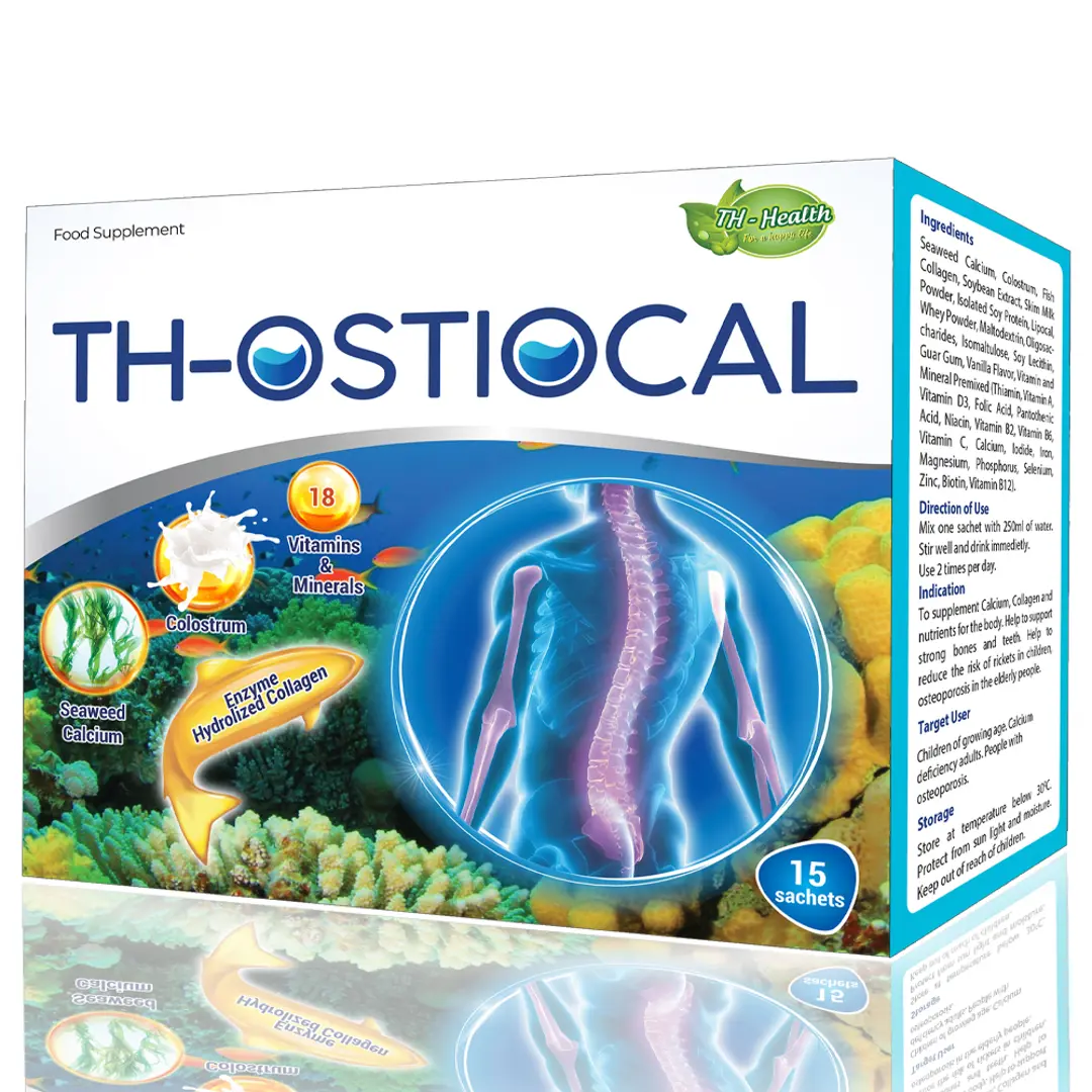 TH -ostical bổ sung can xi ,collagen,hỗ trợ xương & răng chắc khoẻ,hỗ trợ giảm ngay cơ....