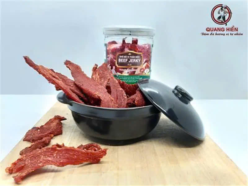 Khô bò vị thảo mộc -Beef Jerky