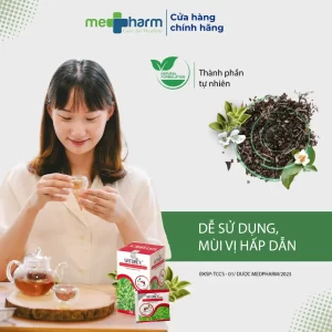 Trà hỗ trợ huyết áp cao và mỡ máu Saturex (hộp 30 gói)