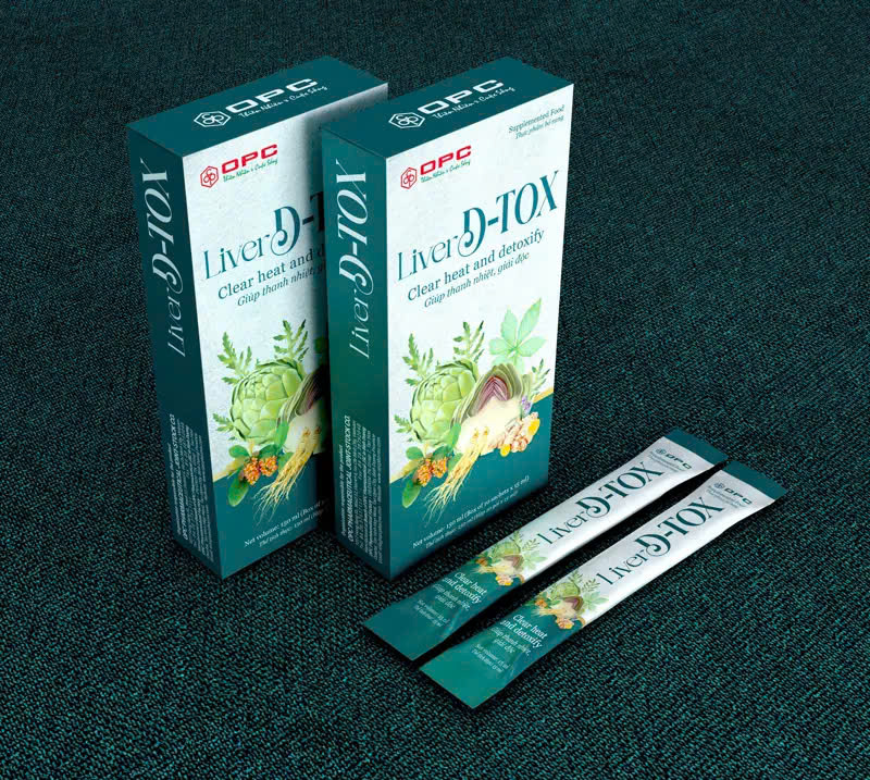 Liver D tox-giúp thanh nhiệt ,giải độc cơ thể (Hộp 10 gói x15 ml)