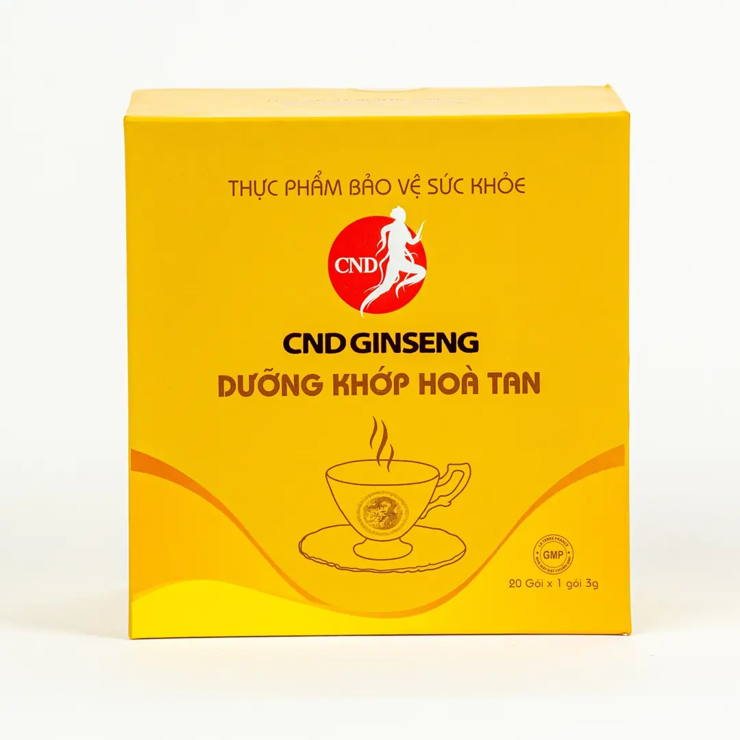 Sâm CND Gin seng dưỡng khớp hoà tan hỗ trợ giảm đau ,khô khớp do viêm và thoái hoá ( kèm túi )