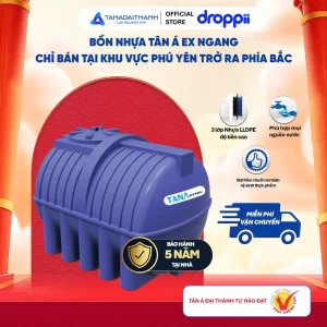 Bồn nhựa tân á 1000L EX-bồn ngang  (phân phối từ bình định trở ra phía bắc )