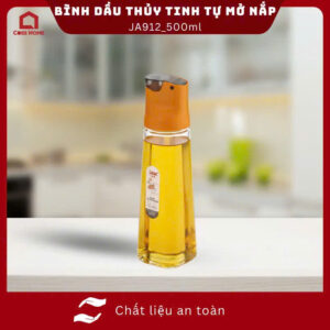 Bình dầu thuỷ tinh tự mở nắp ,màu ngẫu nhiên dung tích 500ml_376066