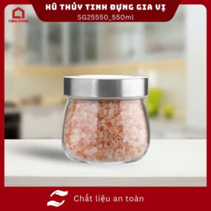 Hũ thuỷ tinh Đựng gia vị dung tích 550ml _364384