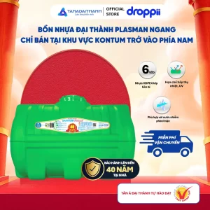 Bồn nhựa Đại thành Plasman  1.000N-xanh chỉ bán tại miền nam